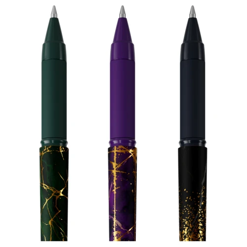 Ручка шариковая Berlingo "Golden Shade" 0.7 мм, корпус ассорти, синяя