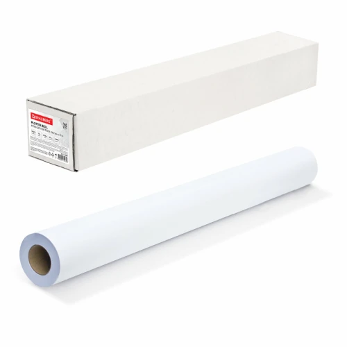 Бумага широкоформатная для плоттера BRAUBERG 90 г/м2, 1067 мм* 45 м в рулоне