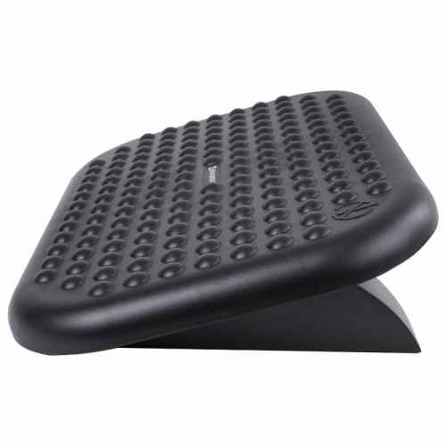 Подставка для ног BRAUBERG 45*33 см, регулируемые высота и угол наклона, рифленая, черная