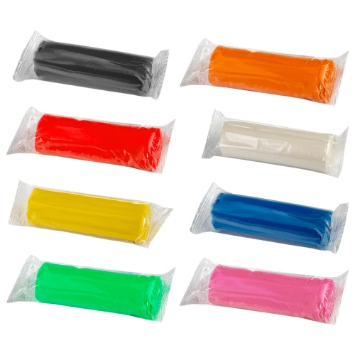 Пластилин ЮНЛАНДИЯ 8 цветов, ведро, 700 гр