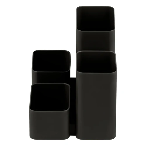 Настольная подставка СТАММ "Юниор" пластик, черная