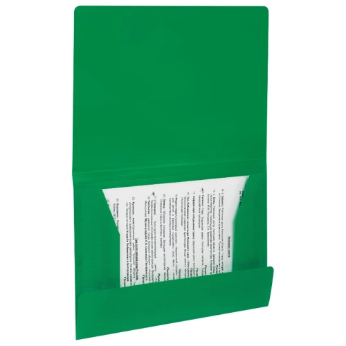 Папка на резинке BRAUBERG "PIXEL" А4, 500 мкм, темно-зеленая