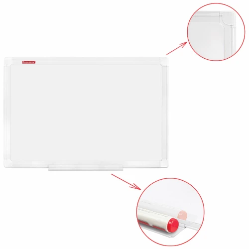 Доска магнитно-маркерная BRAUBERG 30*45 см, ПВХ рамка