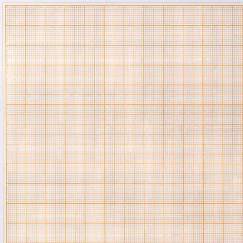 Бумага масштабно-координатная (миллиметровая) STAFF А3, оранжевая, 10 листов
