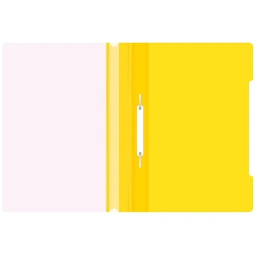 Папка-скоросшиватель БЮРОКРАТ А4, 160 мкм, желтая