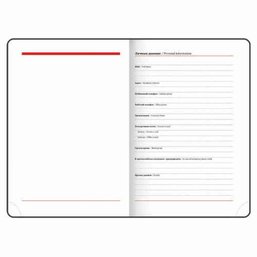 Ежедневник недатированный BRAUBERG "VISTA. Jazz" А5, эко-кожа, гибкий, 136 л.