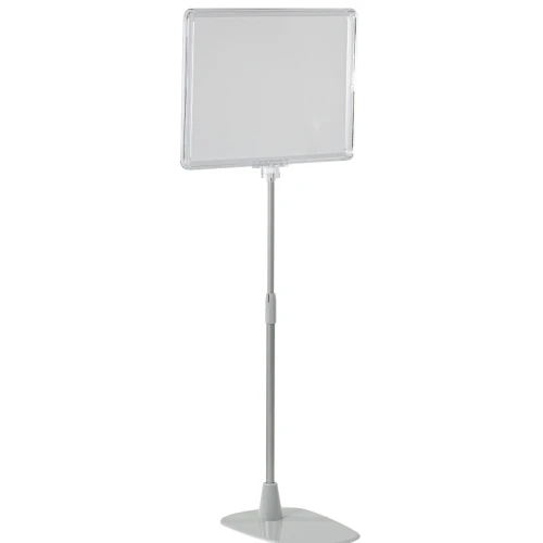 Стойка-инфодержатель напольная А4, прозрачная, 2 шт в комплекте