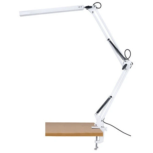 Светильник настольный SONNEN ST-001, струбцина, 80 LED, 14 Вт, метал.корпус, 238498