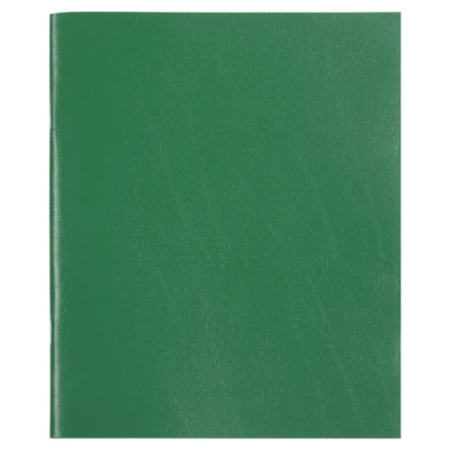 Тетрадь STAFF А4, бумвинил, в клетку, 96 листов, зелёный, эконом