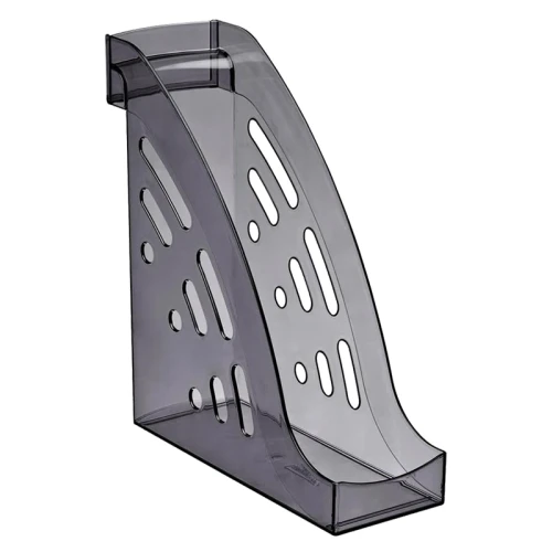 Лоток вертикальный СТАММ "ТОРНАДО" тонированный серый