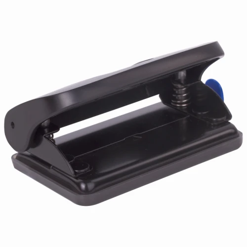 Дырокол до 10 листов BRAUBERG "Extra", пластиковый корпус, черный