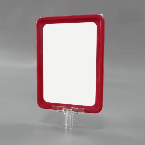 Пластиковый Т-держатель с боковыми фиксаторами T-S прозрачный