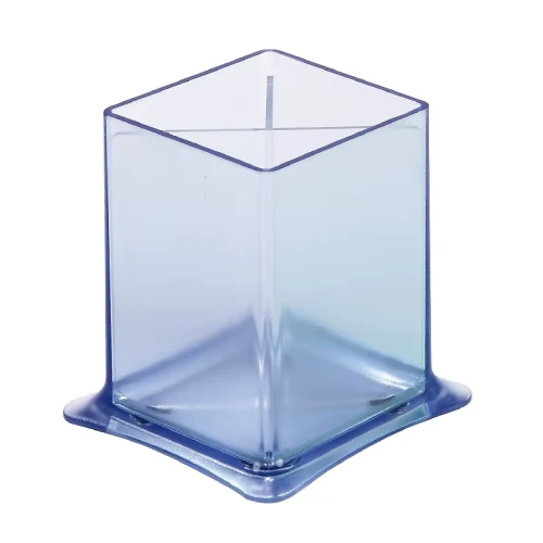 Подставка-стакан Kejea 70*100 мм, пластик, прозрачный голубой