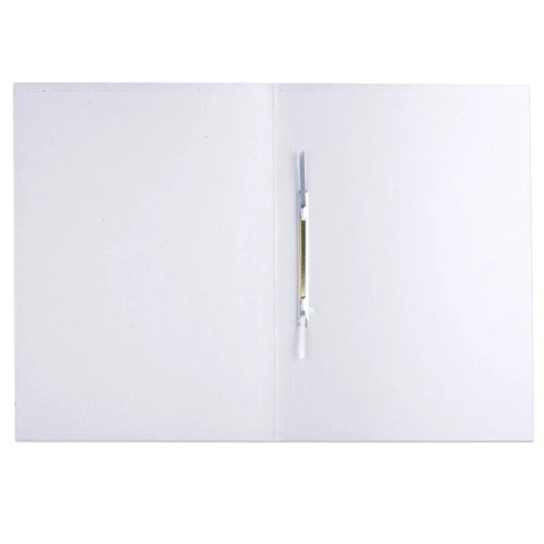 Скоросшиватель BRAUBERG картон немелованный, 280 г/м2, белый, до 200 листов