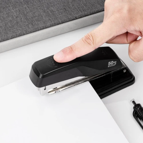 Степлер до 50 листов DELI "E0414S" поворотный, №24/6-26/6, черный