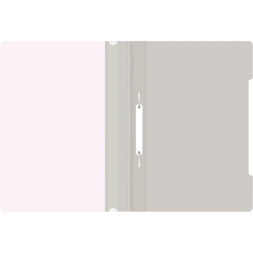 Папка-скоросшиватель БЮРОКРАТ А4, 160 мкм, серая