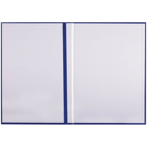 Папка адресная OfficeSpace А4, без надписи, бумвинил, синяя