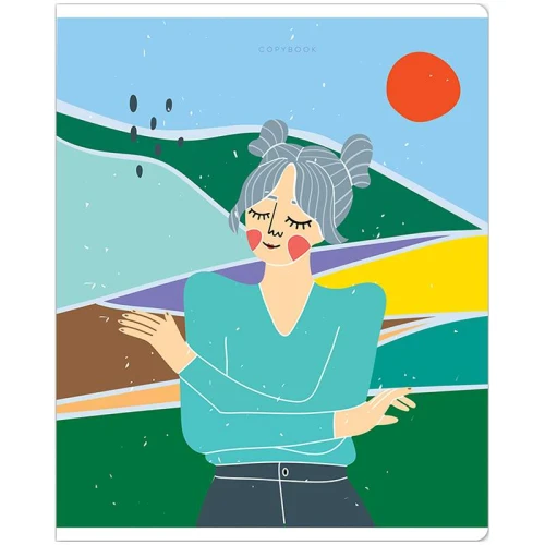 Тетрадь ArtSpace "Рисунок. Girls" А5, в клетку, 48 листов, ассорти, эконом