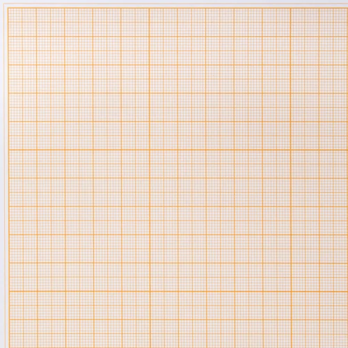 Бумага масштабно-координатная (миллиметровая) STAFF А4, оранжевая, 10 листов