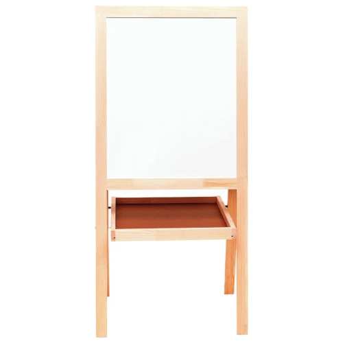 Доска-мольберт магнитно-маркерная и меловая BRAUBERG 54.5*65 см, двусторонняя, зелёный/белый