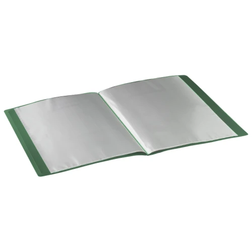 Папка 10 вкладышей STAFF А4, 500 мкм, зеленая