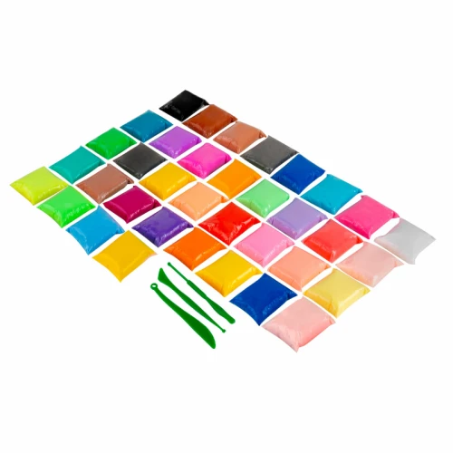 Пластилин ЮНЛАНДИЯ супер легкий, воздушный, 36 цветов, 3 стека, 360 гр