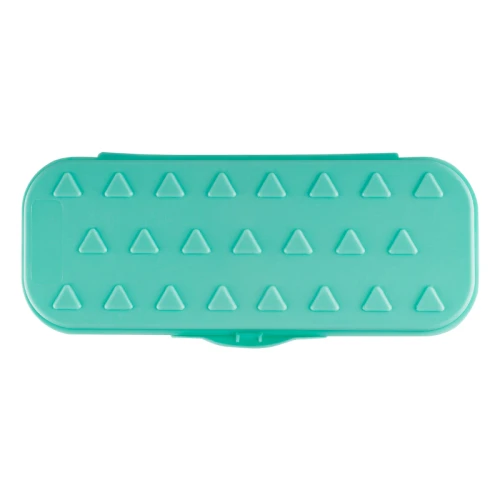 Пенал-футляр СТАММ "Коты" 215*90*43 мм, пластик, бирюзовый