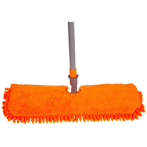 Швабра OfficeClean Professional двусторонняя, телескопическая ручка, МОП микрофибра
