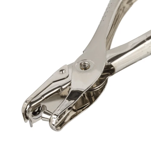 Дырокол для люверсов BRAUBERG "HL-1" до 6 листов, на 1 отверстие, серебристый