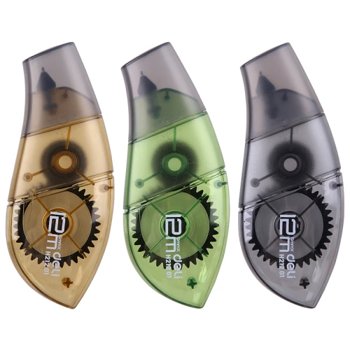 Корректирующая лента DELI "Cover Up" 5 мм х 12 м, ассорти