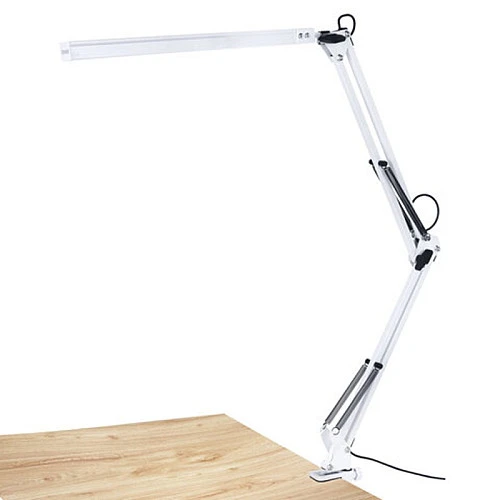 Светильник настольный SONNEN ST-001, струбцина, 80 LED, 14 Вт, метал.корпус, 238498