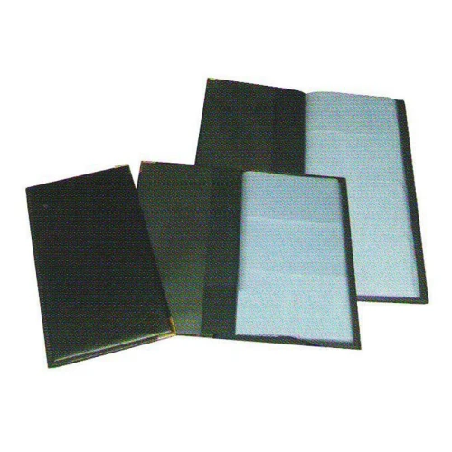 Визитница на 72 визитки Bindermax, кожзам, 110*195 мм, черная