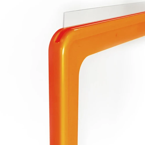 Пластиковая рамка с карманом-протектором формата PF-A4 оранжевая