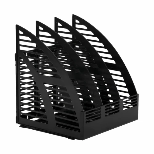 Лоток вертикальный STAFF "Basic" 3 отделения, черный