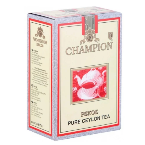 Чай Champion "Pekoe" черный, 200 гр, среднелистовой