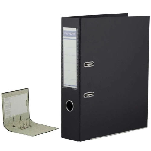 Папка-регистратор KUVERT А4, 72 мм, черный