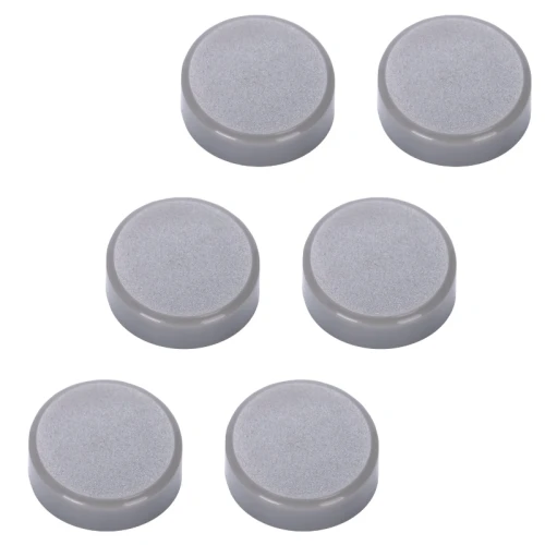 Магнит для досок супермощный BRAUBERG "HEAVY DUTY" 20 мм, 6 шт, серый