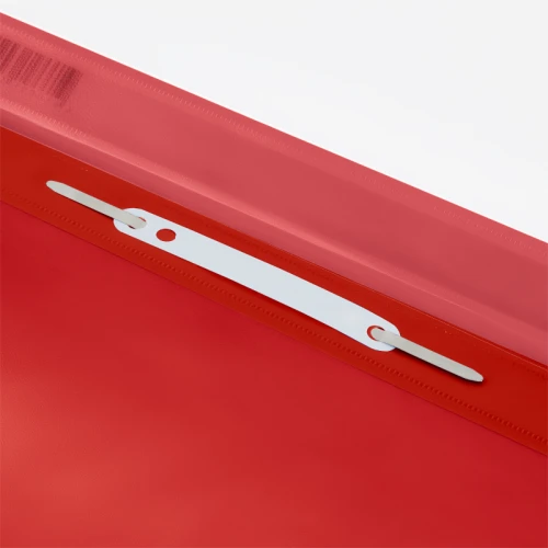 Папка-скоросшиватель СТАММ А4, 160 мкм, красная, с перфорацией