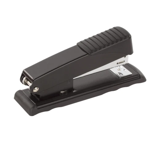 Степлер до 30 листов BRAUBERG "Office" металл, №24/6-26/6, черный