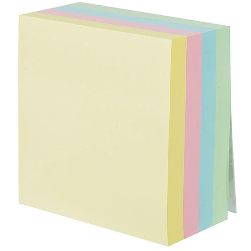 Клейкие листики DELI 76 х 76 мм, 4 цвета, 400 листов