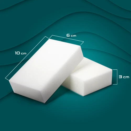 Губки меламиновые LAIMA для удаления пятен, уборки, обуви, 10*6*3 см, 3 шт.