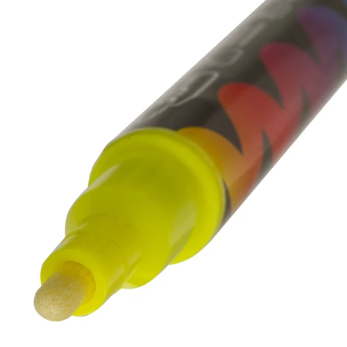 Маркер меловой BRAUBERG "POP-ART" сухостираемый, 3.5 мм, желтый