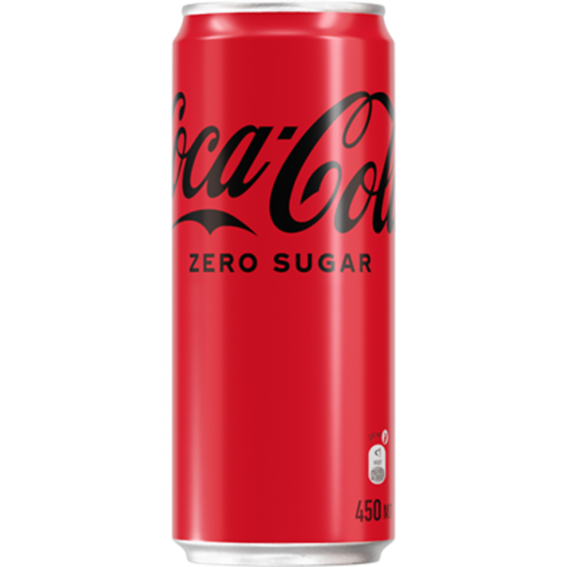 Напиток газированный Coca-Cola "Zero sugar" 450 мл, жестяная банка