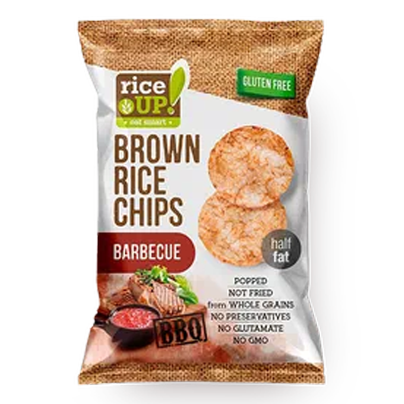 Чипсы рисовые RiceUP! с барбекю, 60 гр