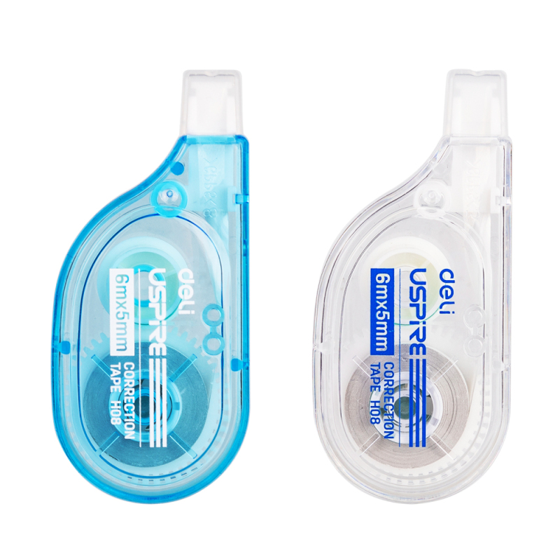 Корректирующая лента DELI 5 мм х 6 м, ассорти