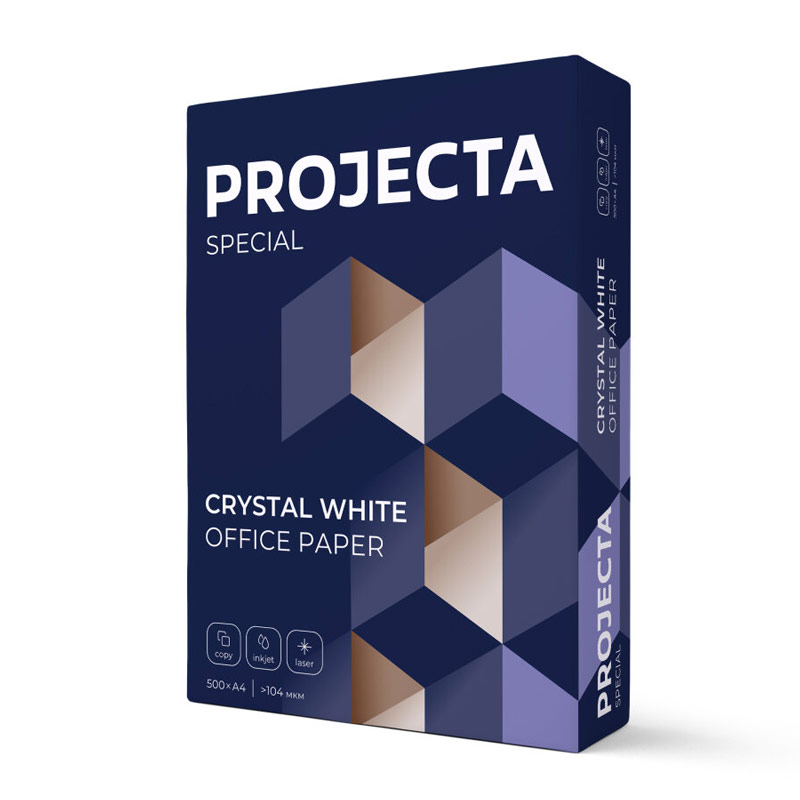 БУМАГА "PROJECTA SPECIAL", А4, 80 гр, 500 л. КЛАСС "В"