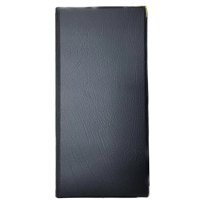 Визитница на 160 визиток Bindermax, с разделителем A-Z, 113*195 мм, черная