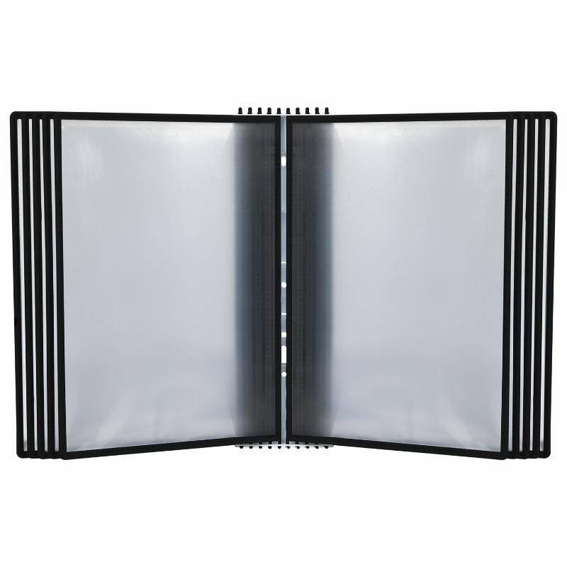 Демосистема настенная STAFF с 10 чёрными панелями