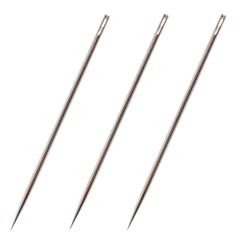 Иглы для прошивки документов (цыганские) STAFF диаметр 1.8 мм, длина 80 мм, 3 шт.