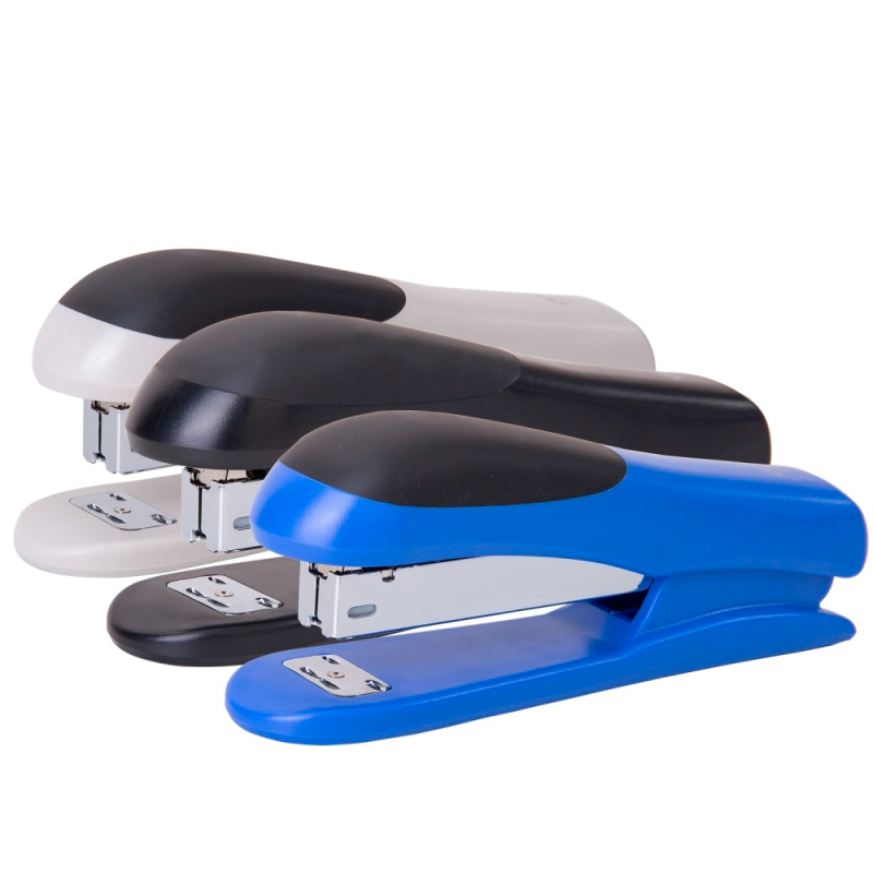 Степлер до 25 листов DELI "E0308" пластик, №24/6, ассорти